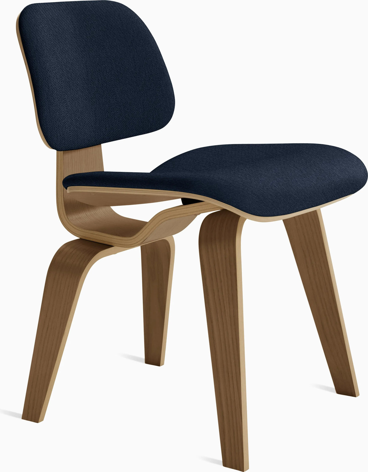 Eames Molded Plywood Dining Chair Wood Base (DCW), Non Upholstered
