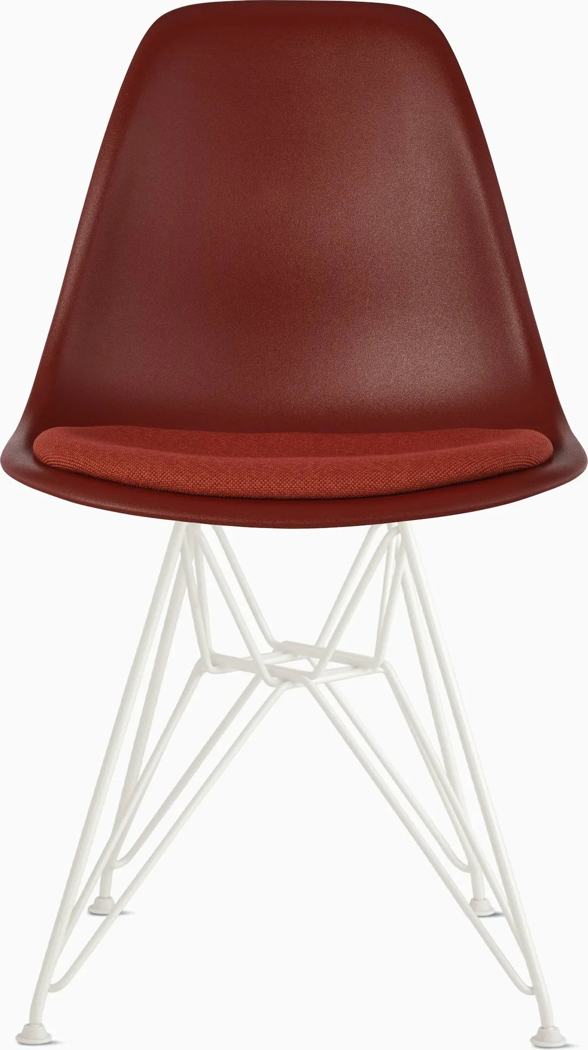 Eames Molded Plastic Side Chair with Seat Pad