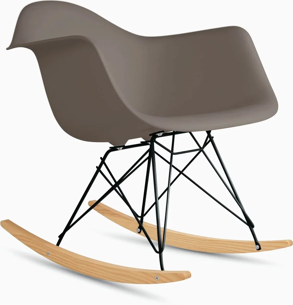 Eames Molded Plastic Armchair, Rocker Base