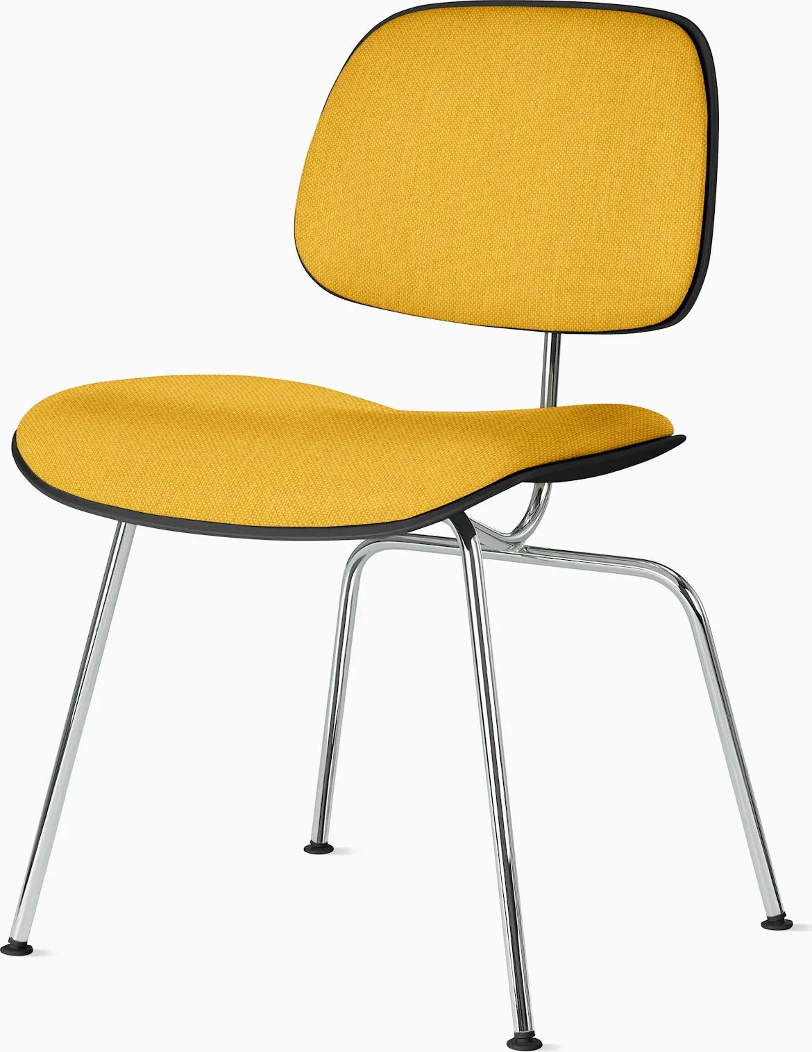 Eames Molded Plastic Dining Chair (EC-127), Upholstered