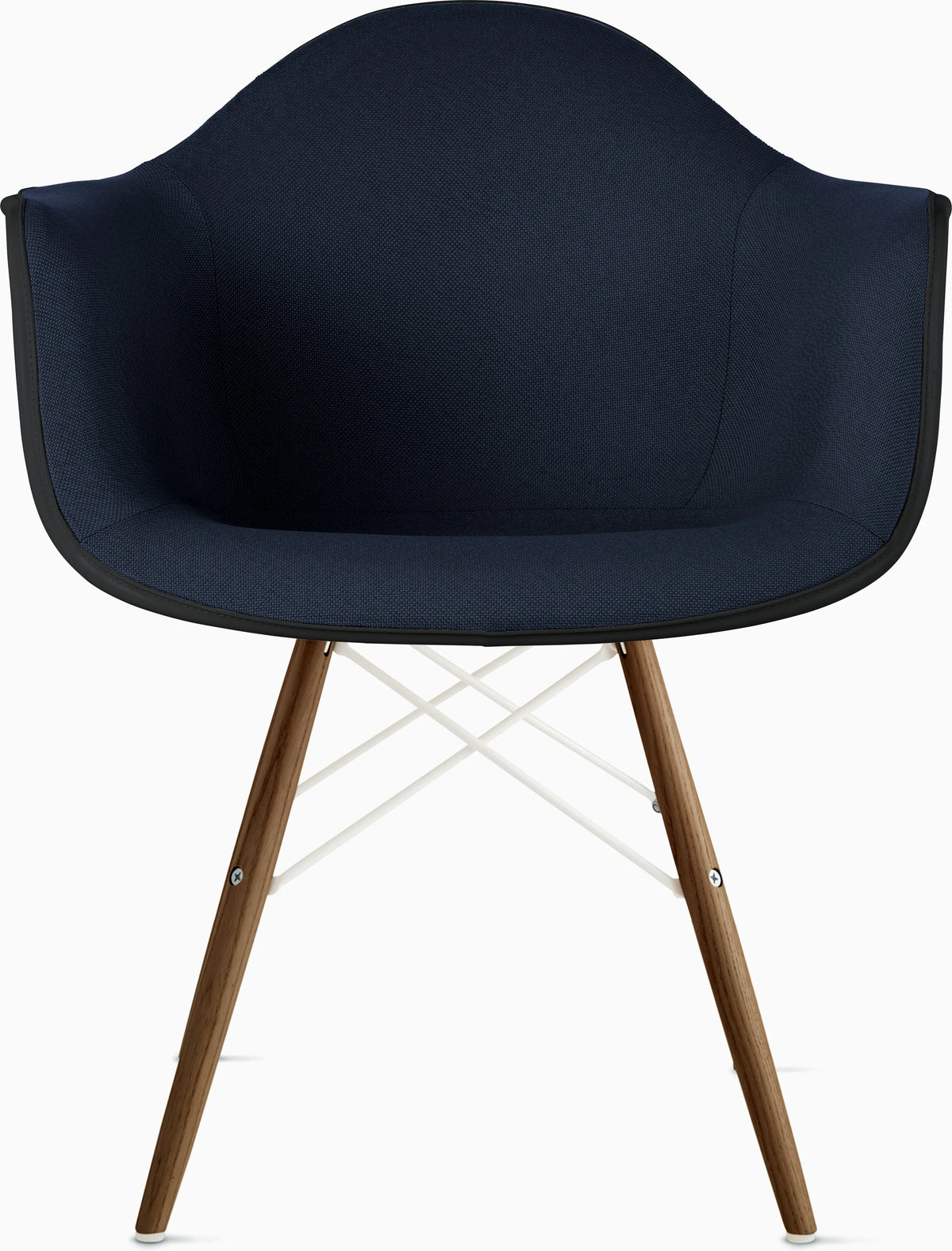 Eames Upholstered Molded Plastic Armchair