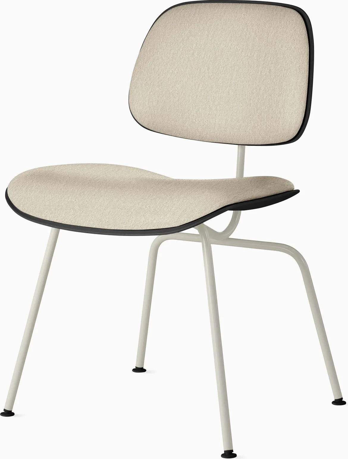 Eames Molded Plastic Dining Chair (EC-127), Upholstered