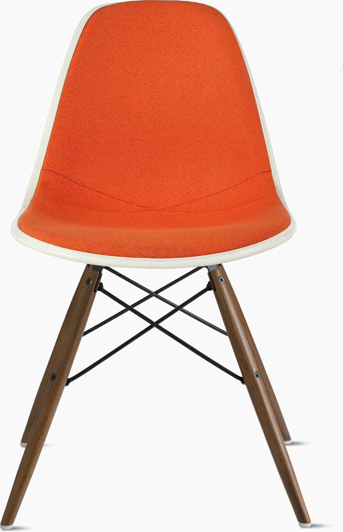 Eames Upholstered Molded Plastic Side Chair