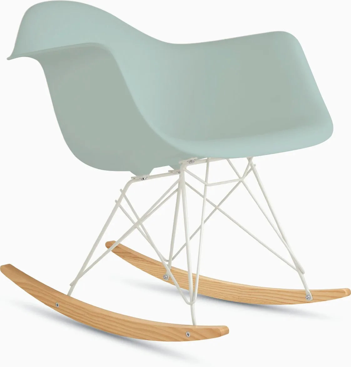 Eames Molded Plastic Armchair, Rocker Base