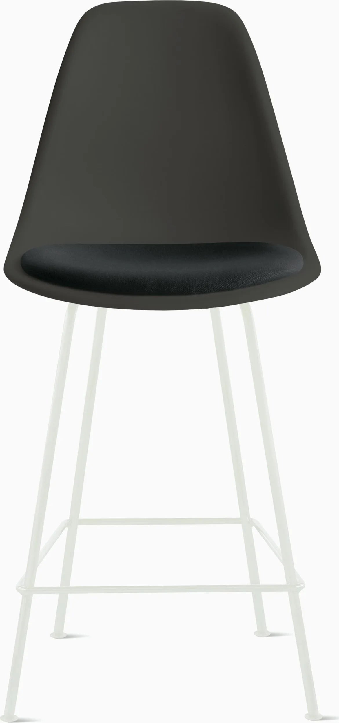 Eames Molded Plastic Stool with Seat Pad