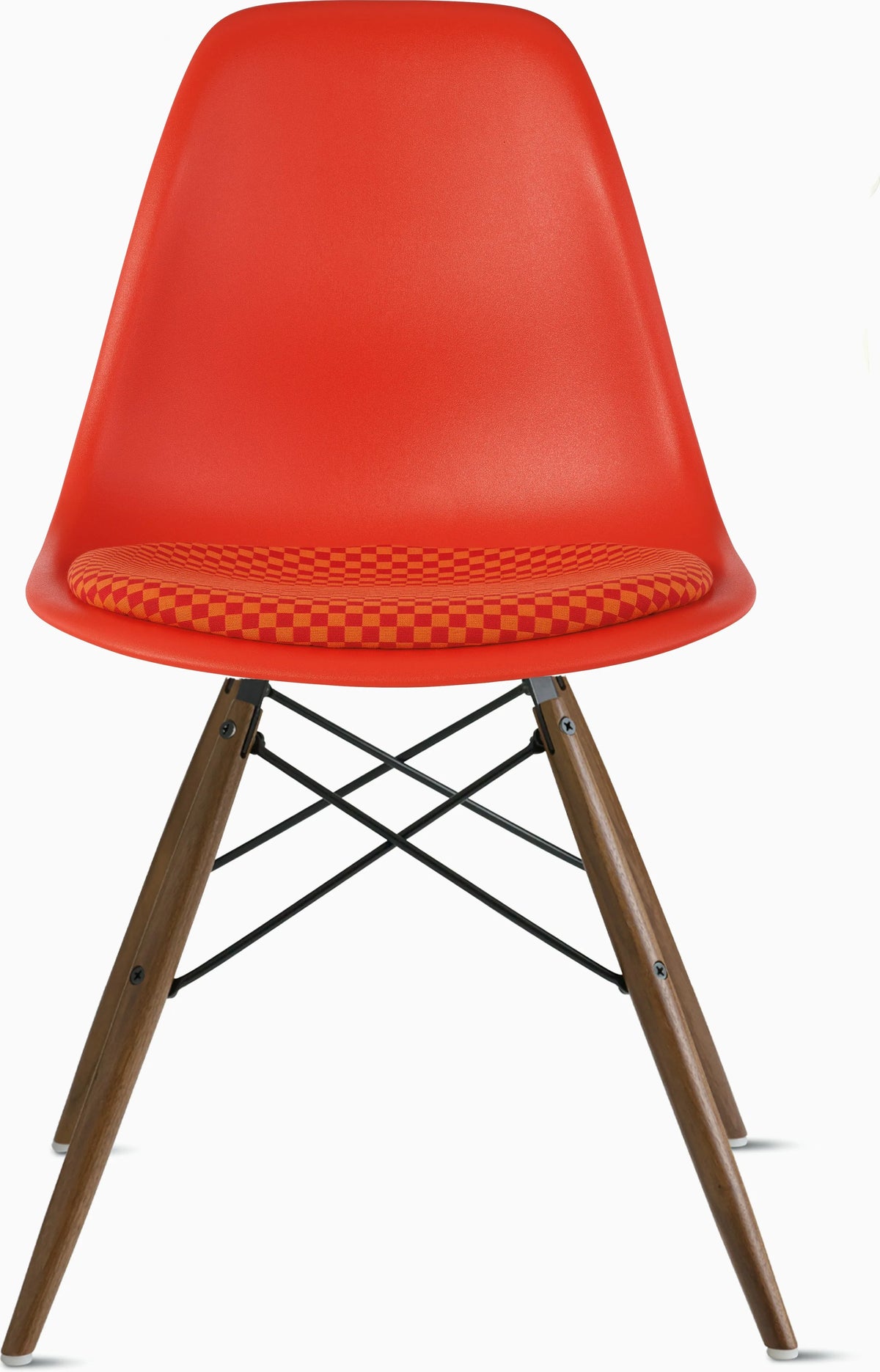 Eames Molded Plastic Side Chair with Seat Pad
