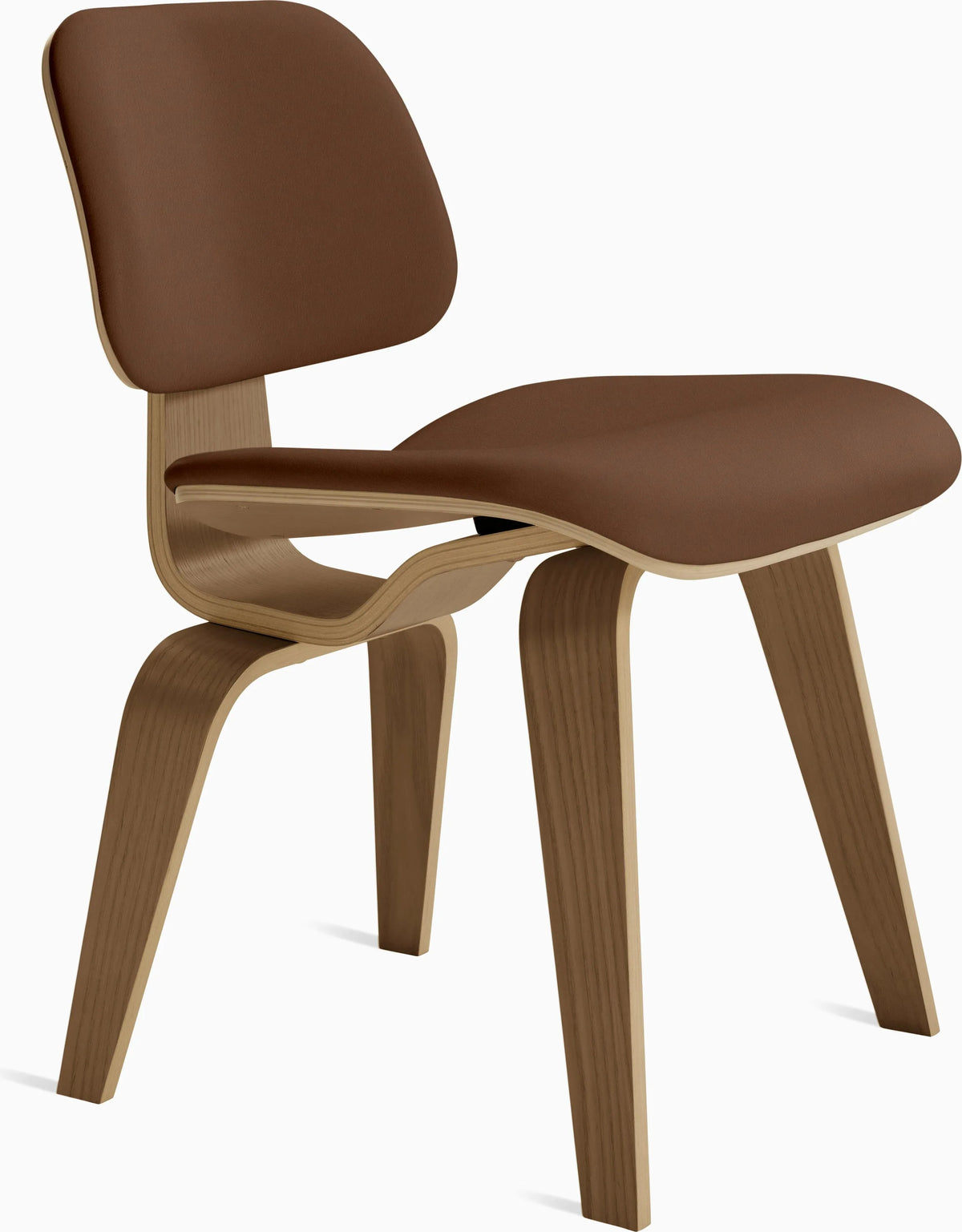 Eames Molded Plywood Dining Chair Wood Base (DCW), Non Upholstered