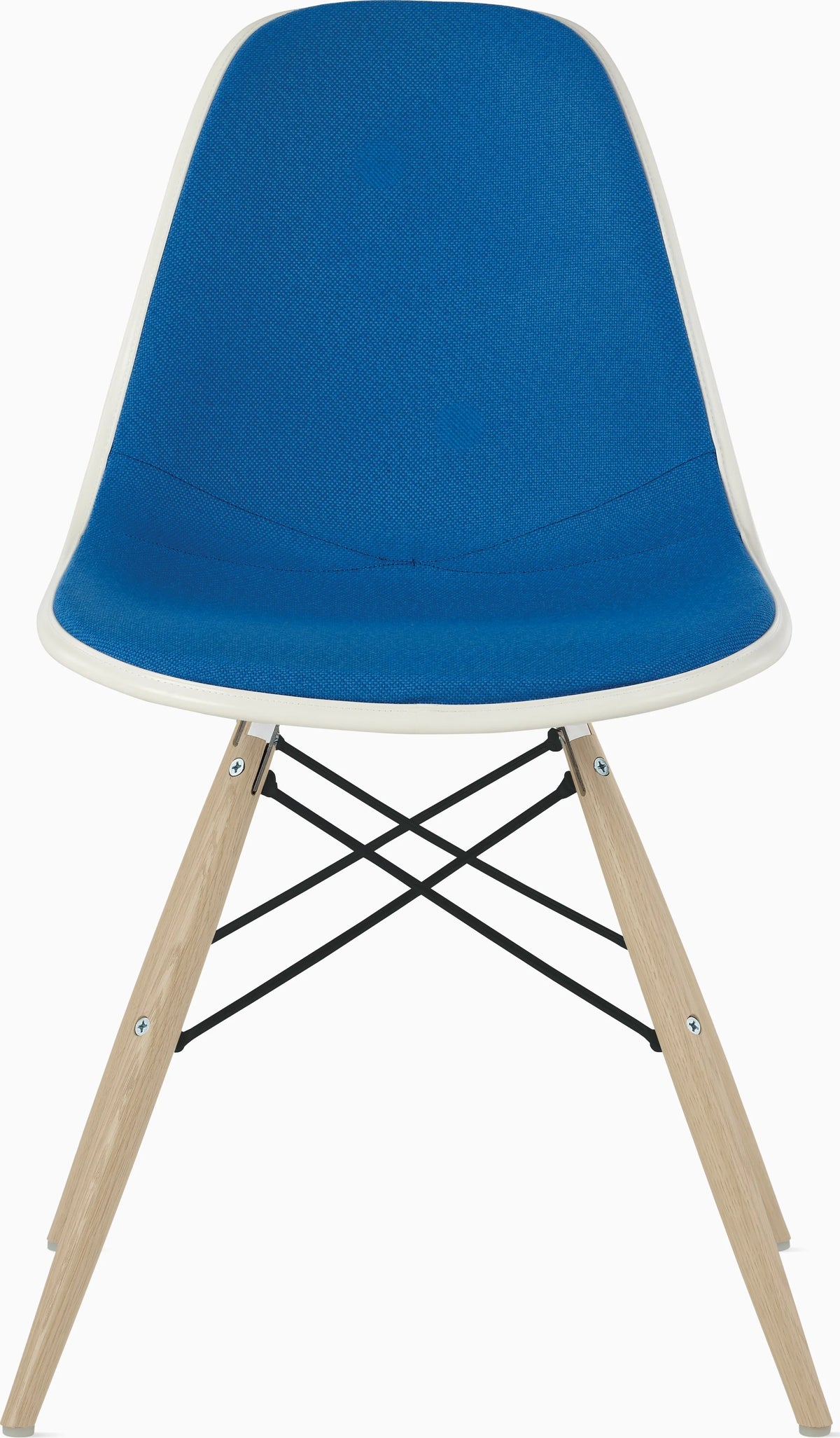 Eames Upholstered Molded Plastic Side Chair