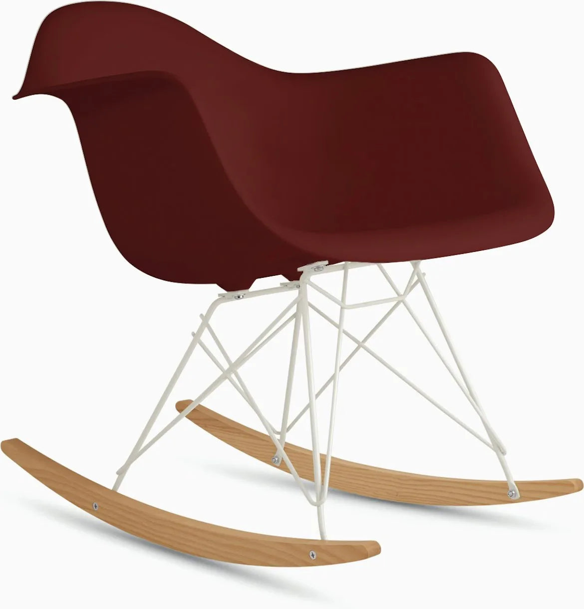 Eames Molded Plastic Armchair, Rocker Base
