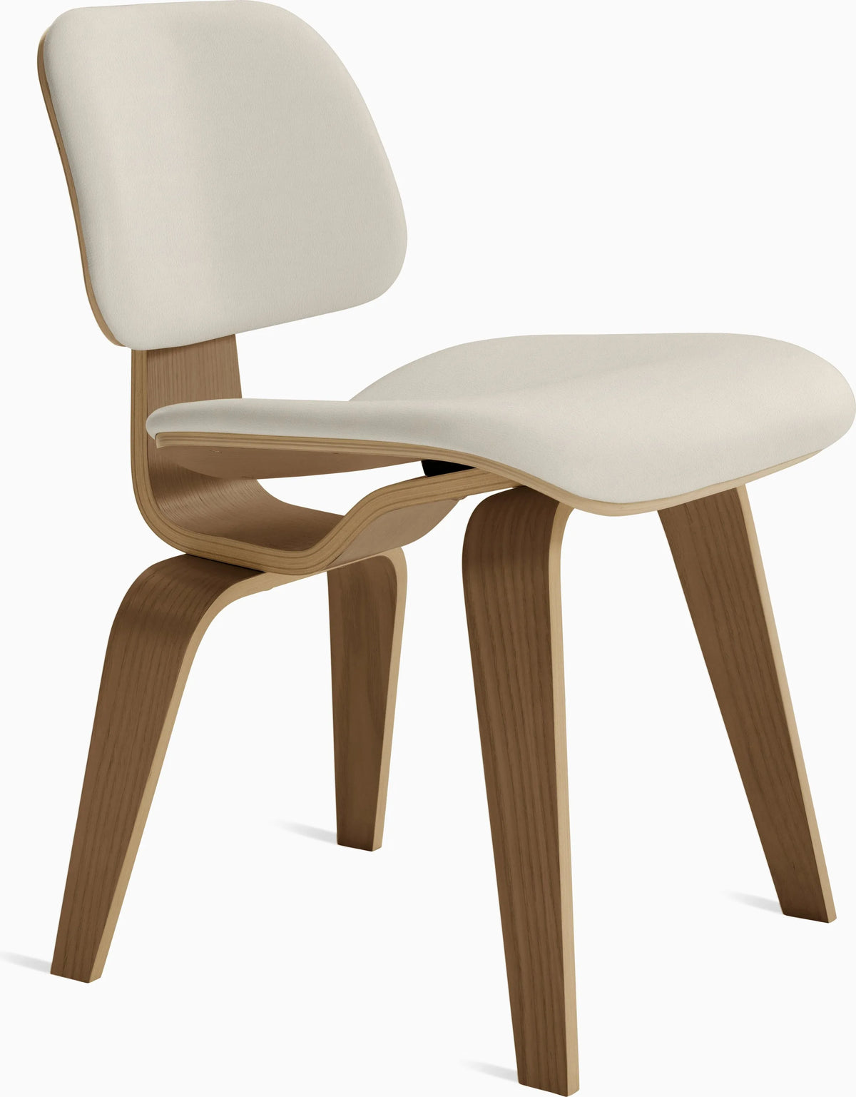 Eames Molded Plywood Dining Chair Wood Base (DCW), Non Upholstered