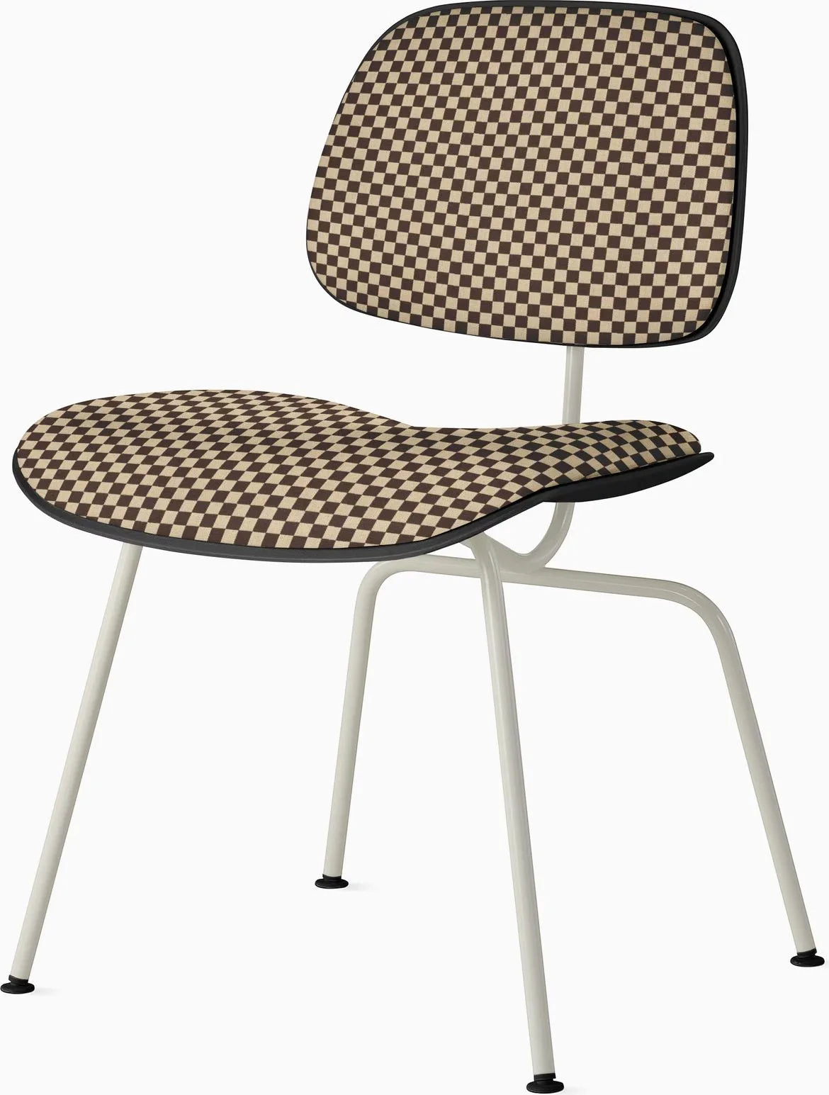 Eames Molded Plastic Dining Chair (EC-127), Upholstered
