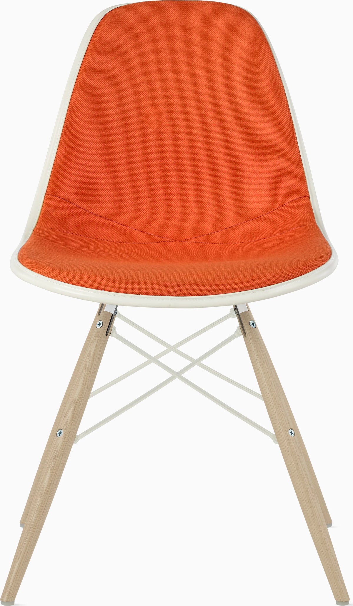 Eames Upholstered Molded Plastic Side Chair