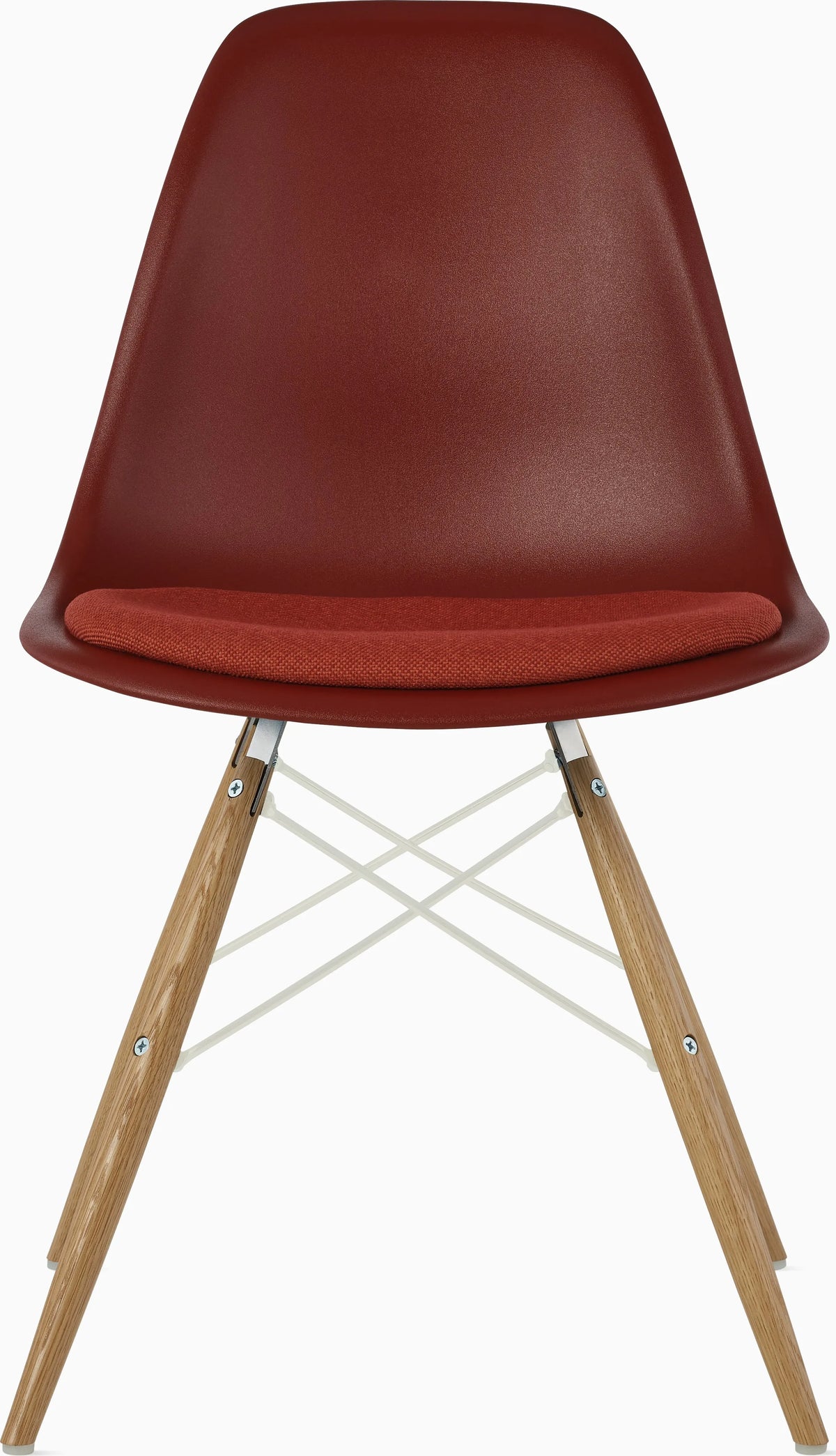 Eames Molded Plastic Side Chair with Seat Pad