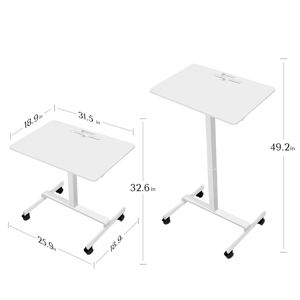 Rolling Standing Desk Converter
