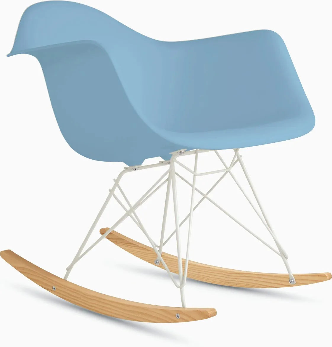 Eames Molded Plastic Armchair, Rocker Base