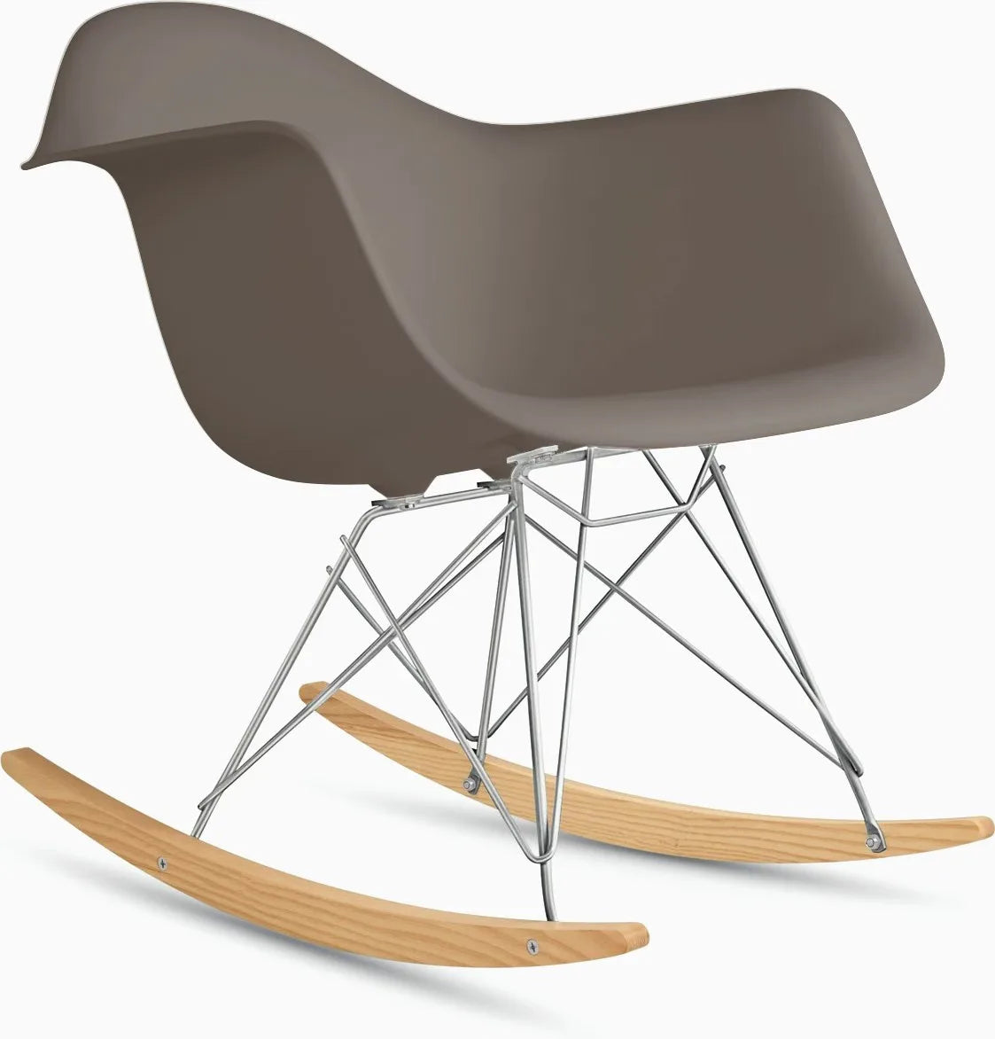 Eames Molded Plastic Armchair, Rocker Base