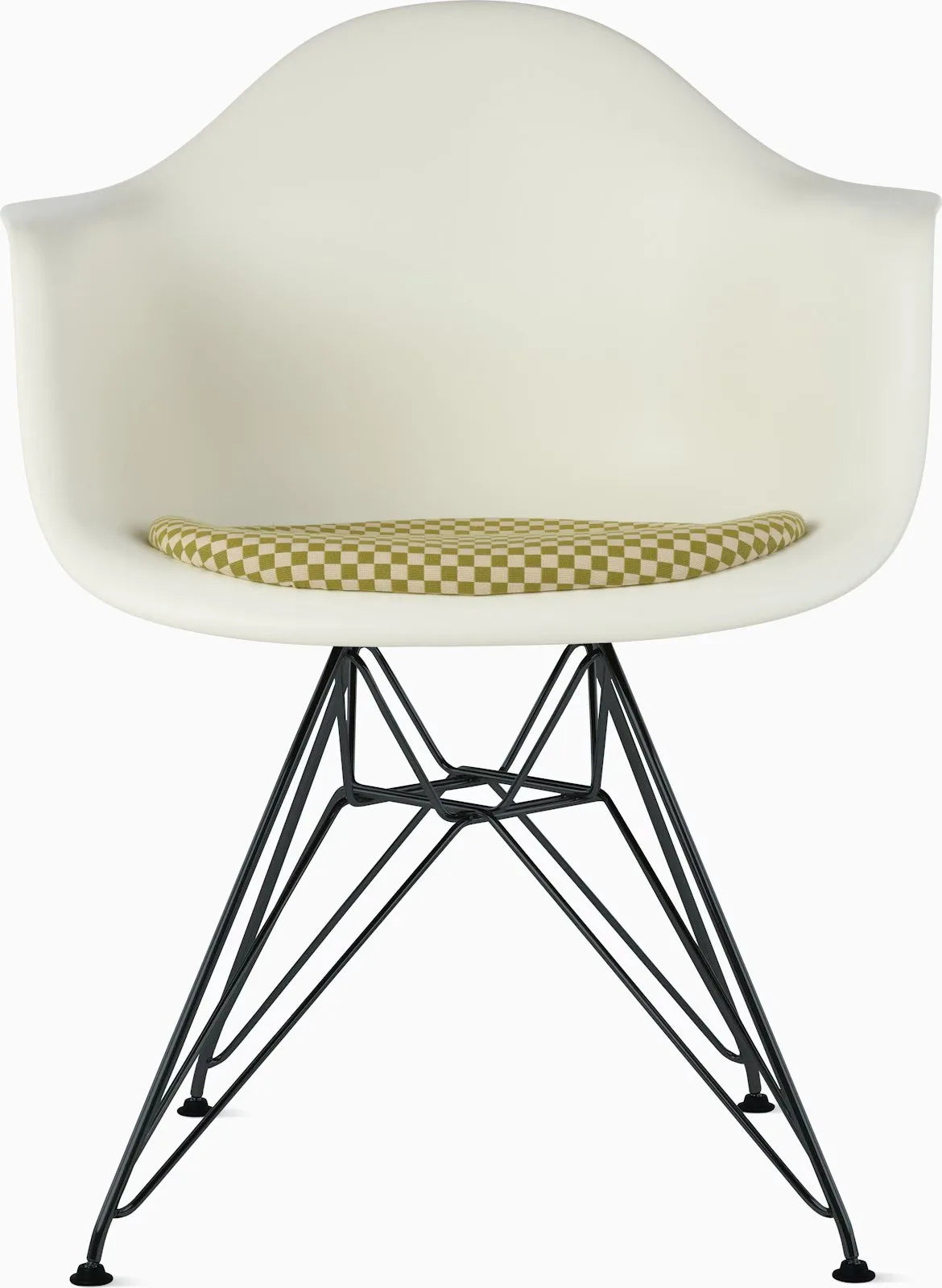 Eames Molded Plastic Armchair with Seat Pad