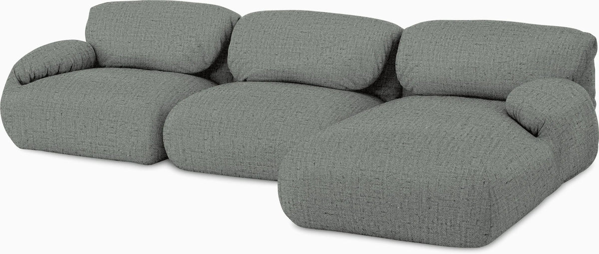 Luva Modular Sectional, Three Seater