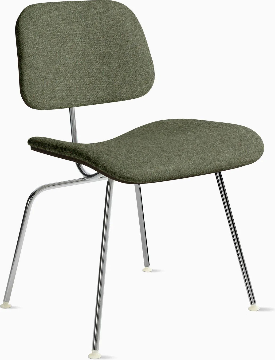 Eames Molded Plywood Dining Chair Metal Base (DCM), Non Upholstered