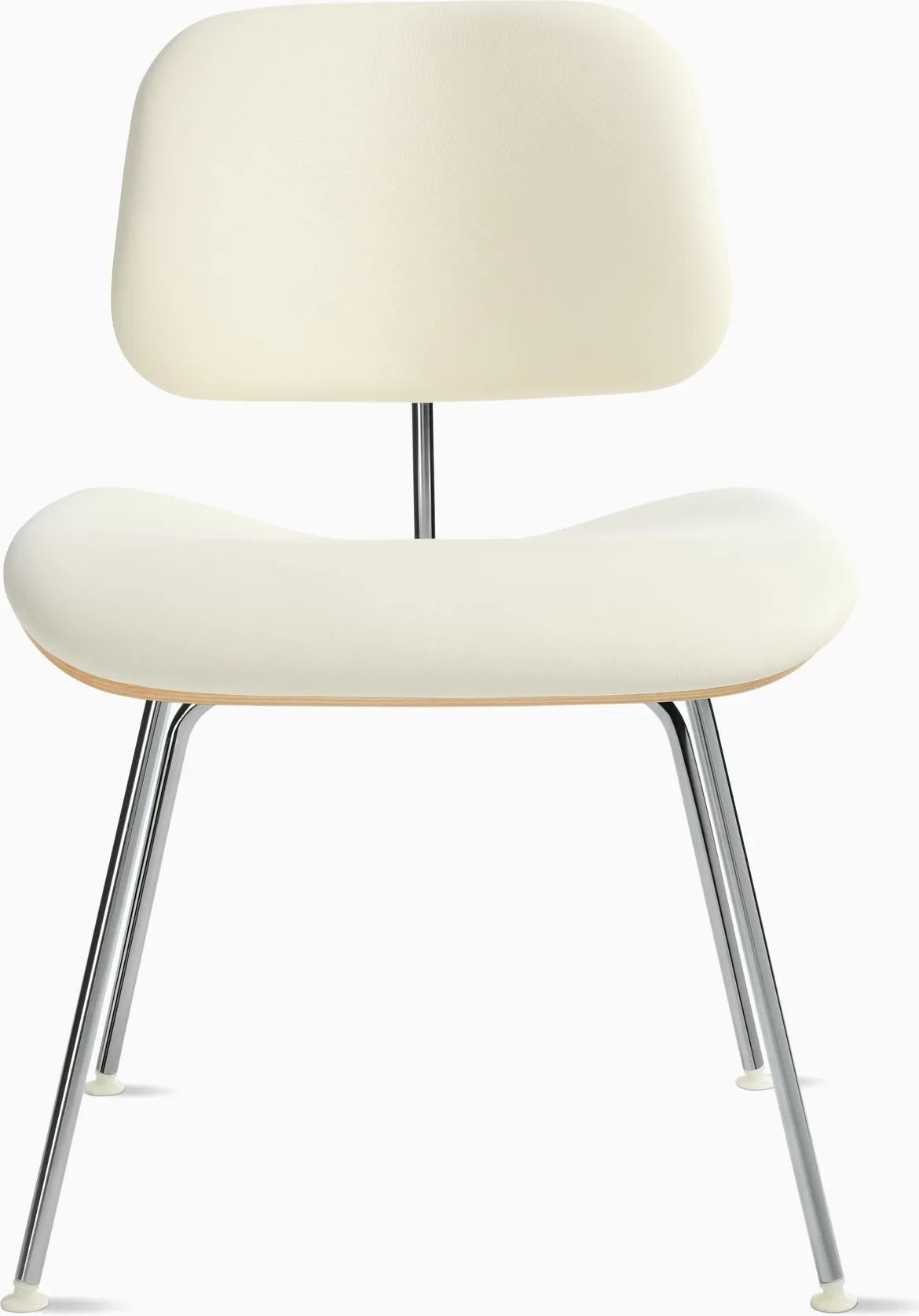 Eames Molded Plywood Dining Chair Metal Base (DCM), Non Upholstered