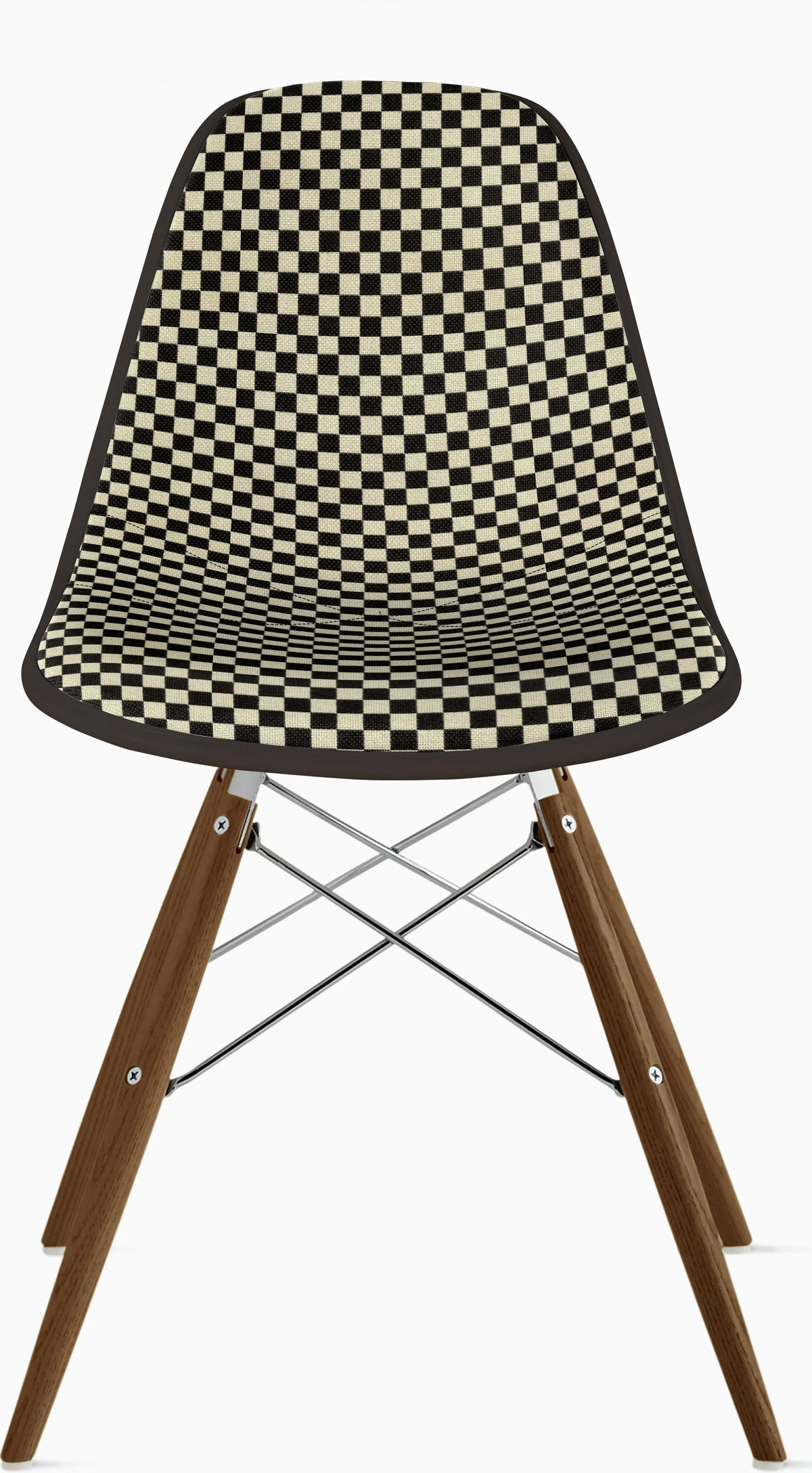 Eames Upholstered Molded Plastic Side Chair