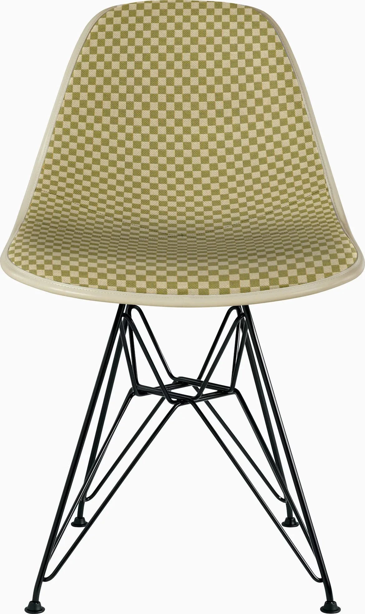 Eames Upholstered Molded Fiberglass Side Chair