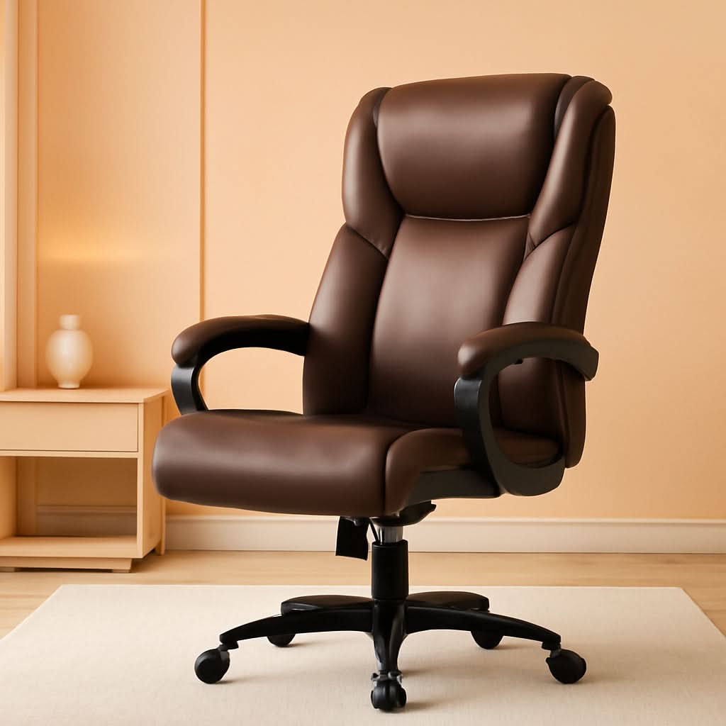 Ergonomic Big & Tall Executive Leather Chair