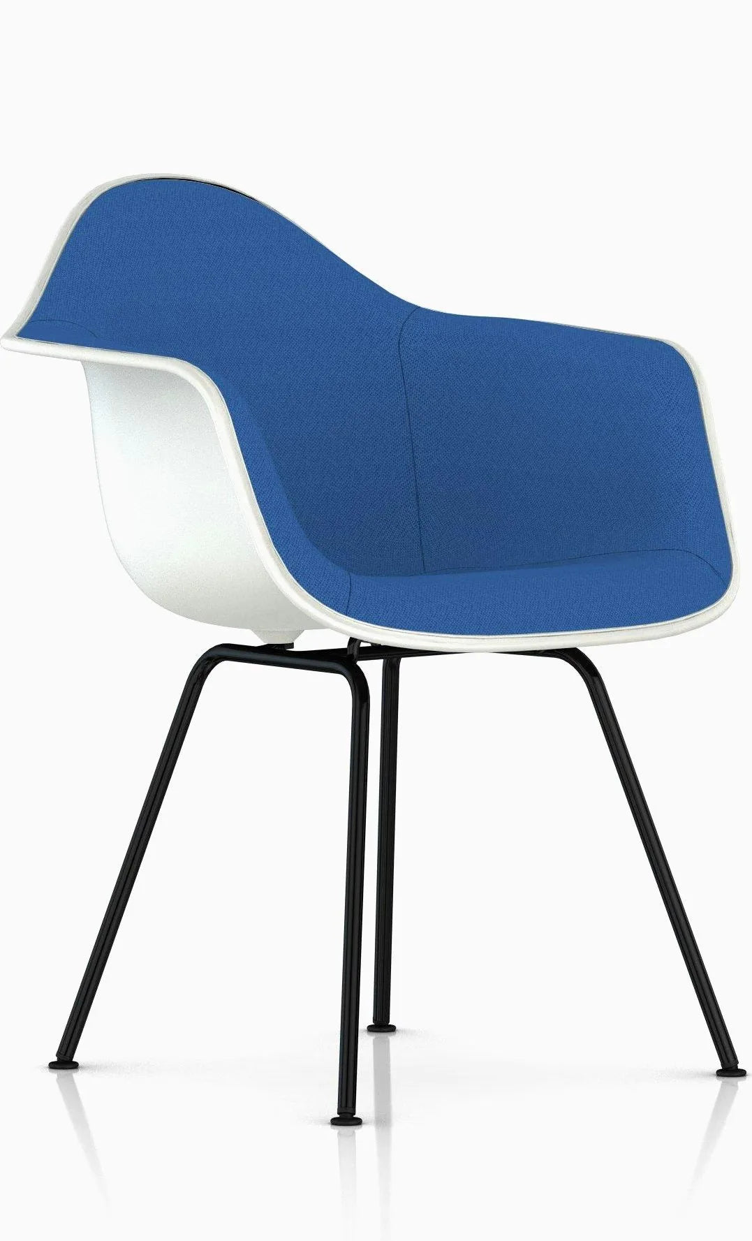 Eames Upholstered Molded Plastic Armchair