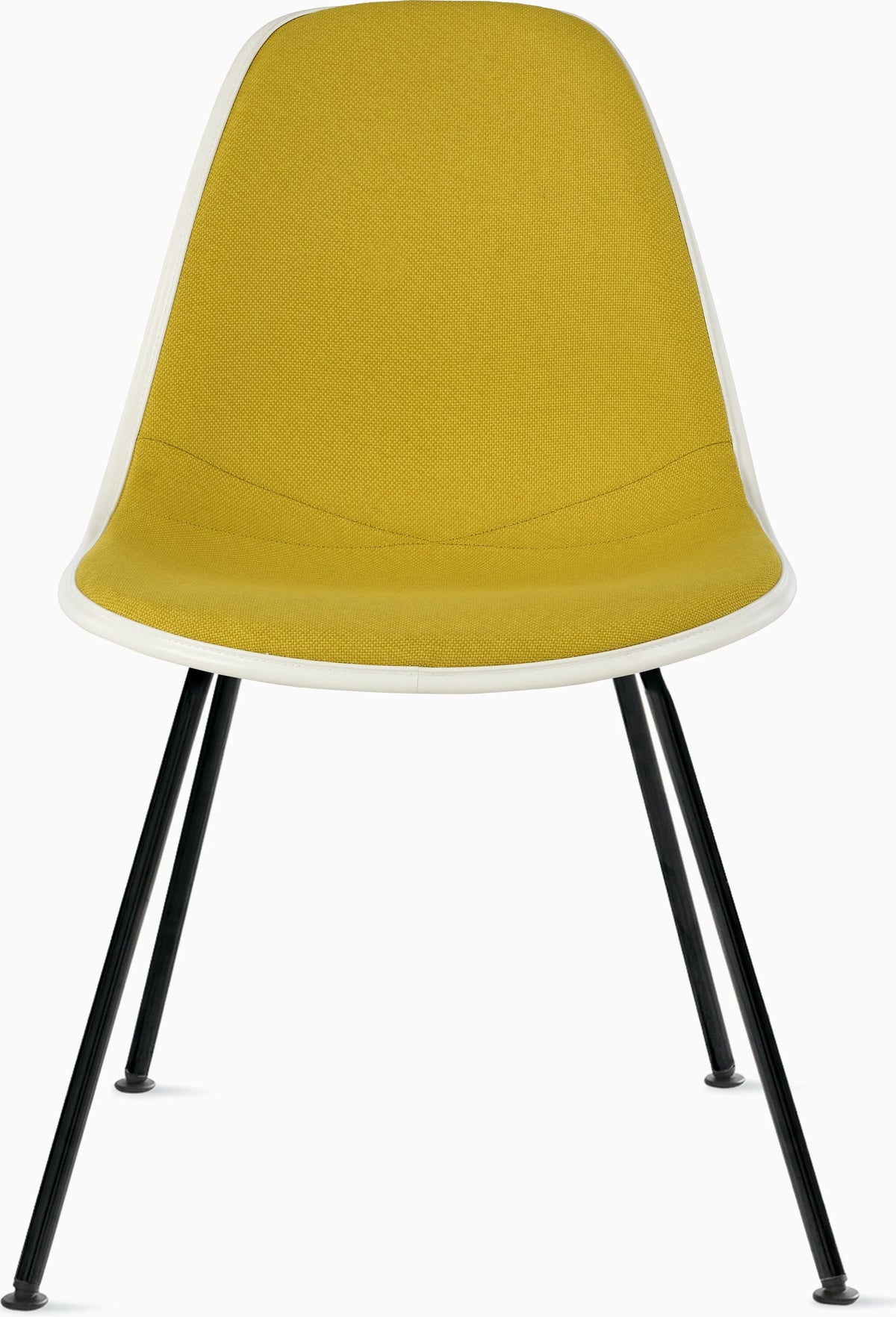 Eames Upholstered Molded Plastic Side Chair