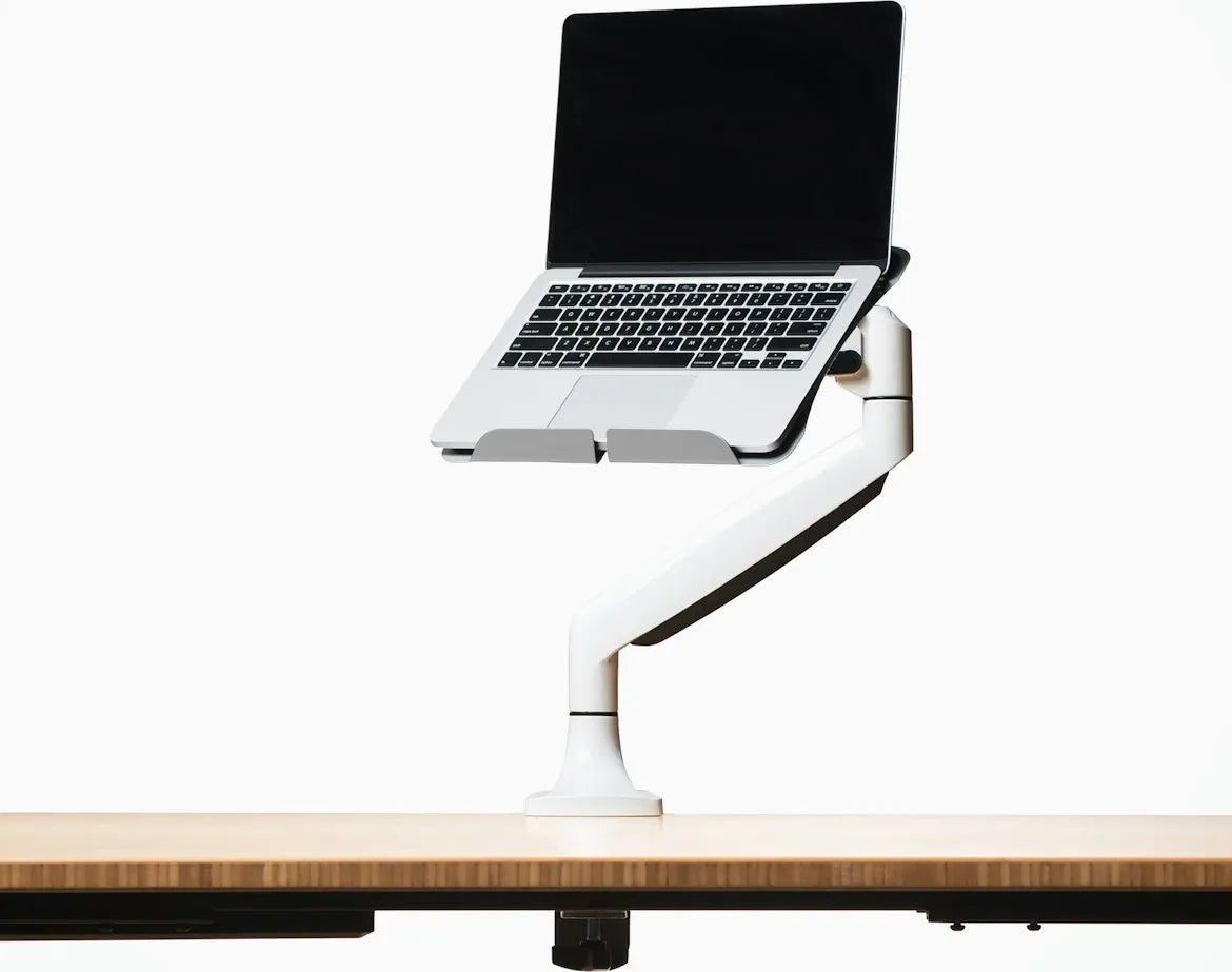 Jarvis Single Monitor Arm, with Laptop Tray
