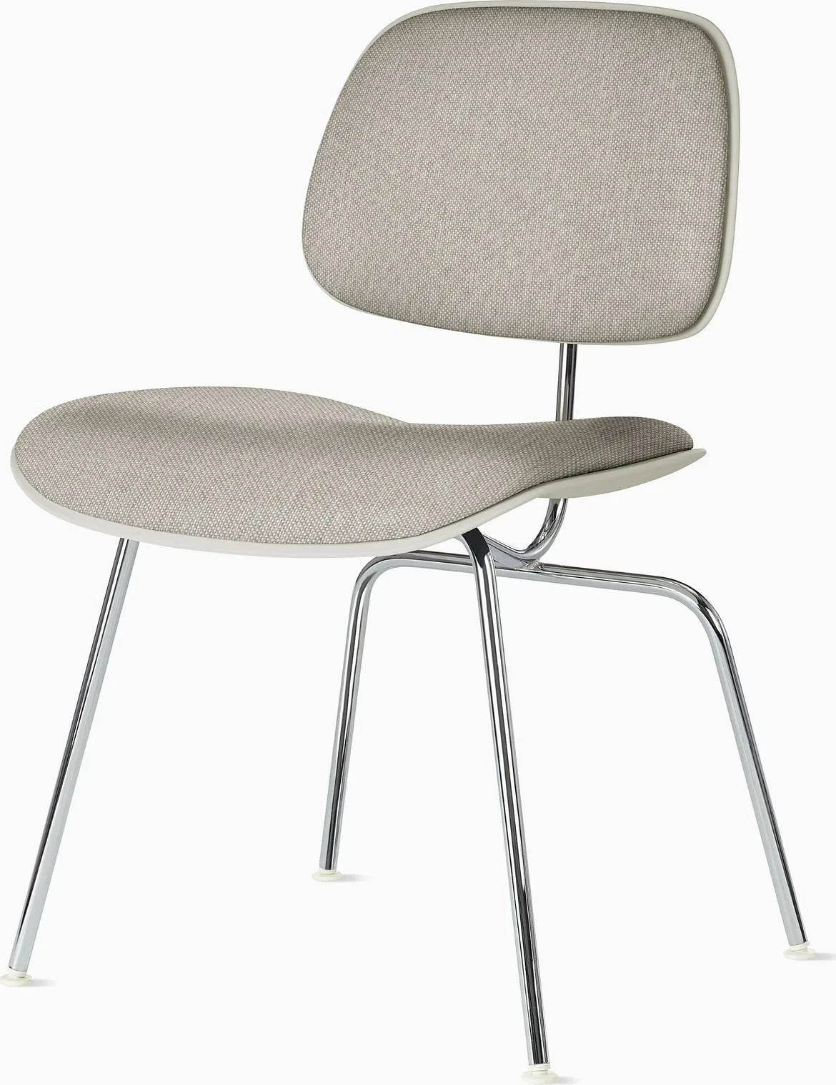 Eames Molded Plastic Dining Chair (EC-127), Upholstered