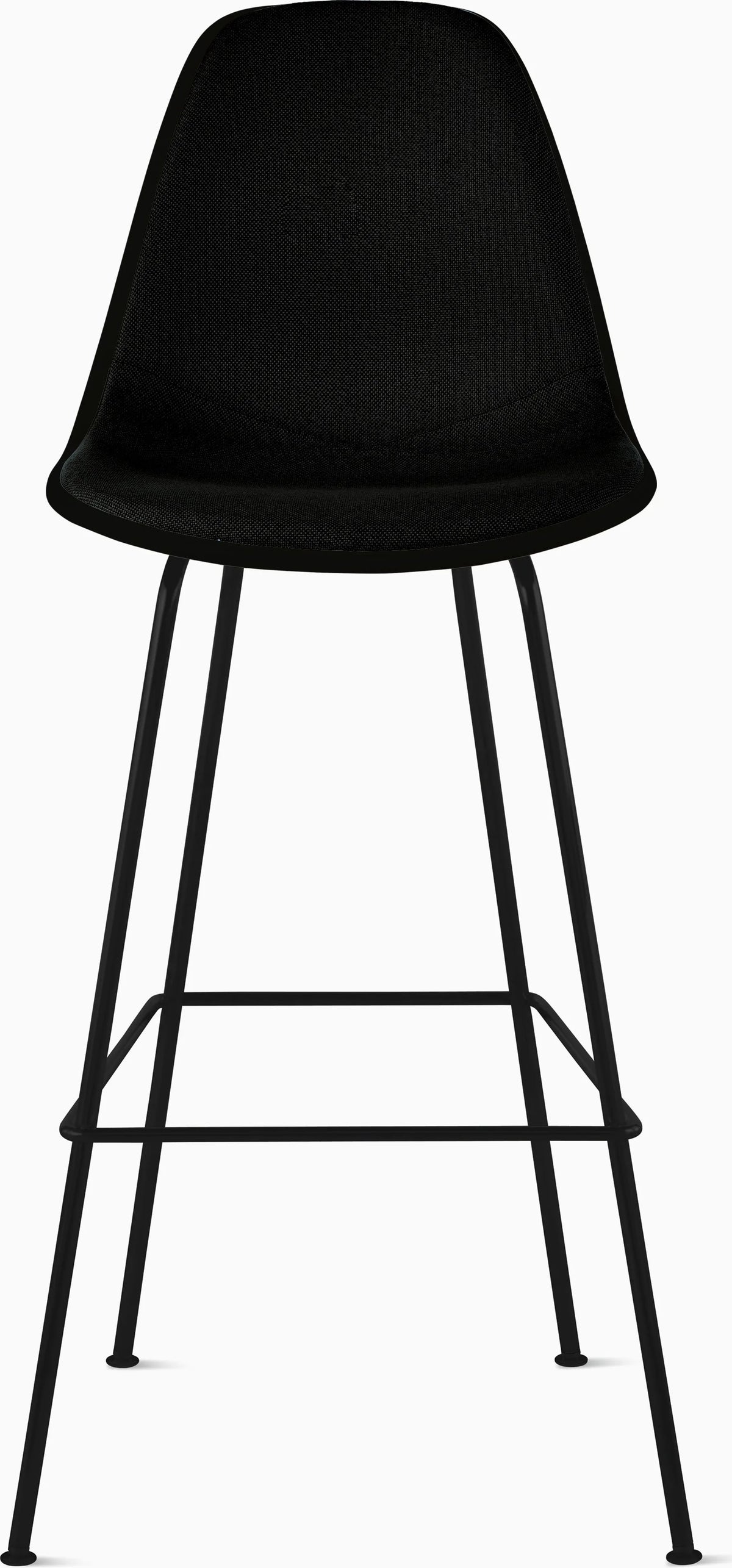 Eames Upholstered Molded Plastic Stool