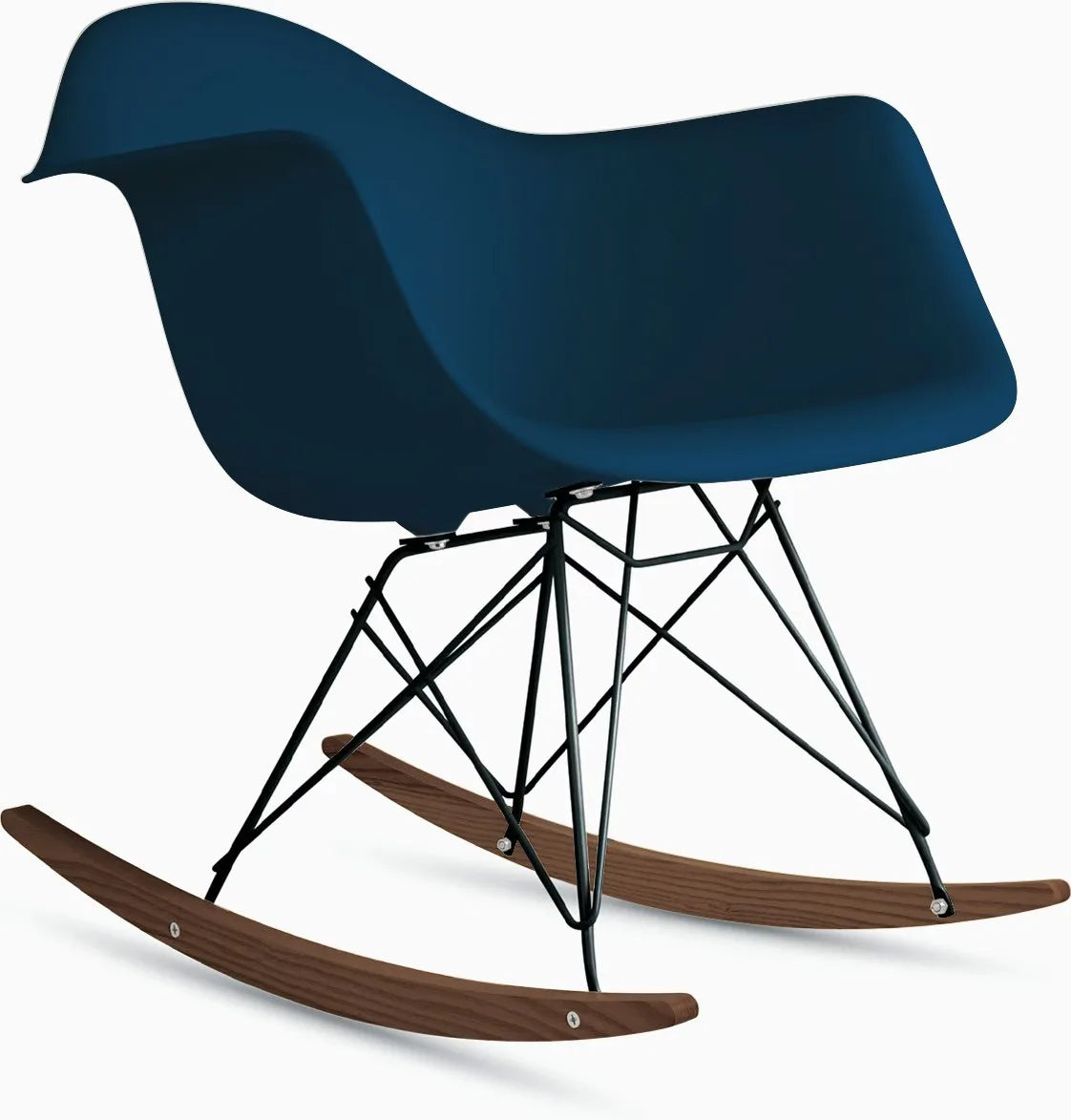 Eames Molded Plastic Armchair, Rocker Base