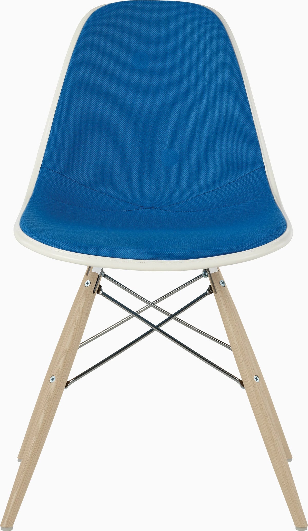 Eames Upholstered Molded Plastic Side Chair