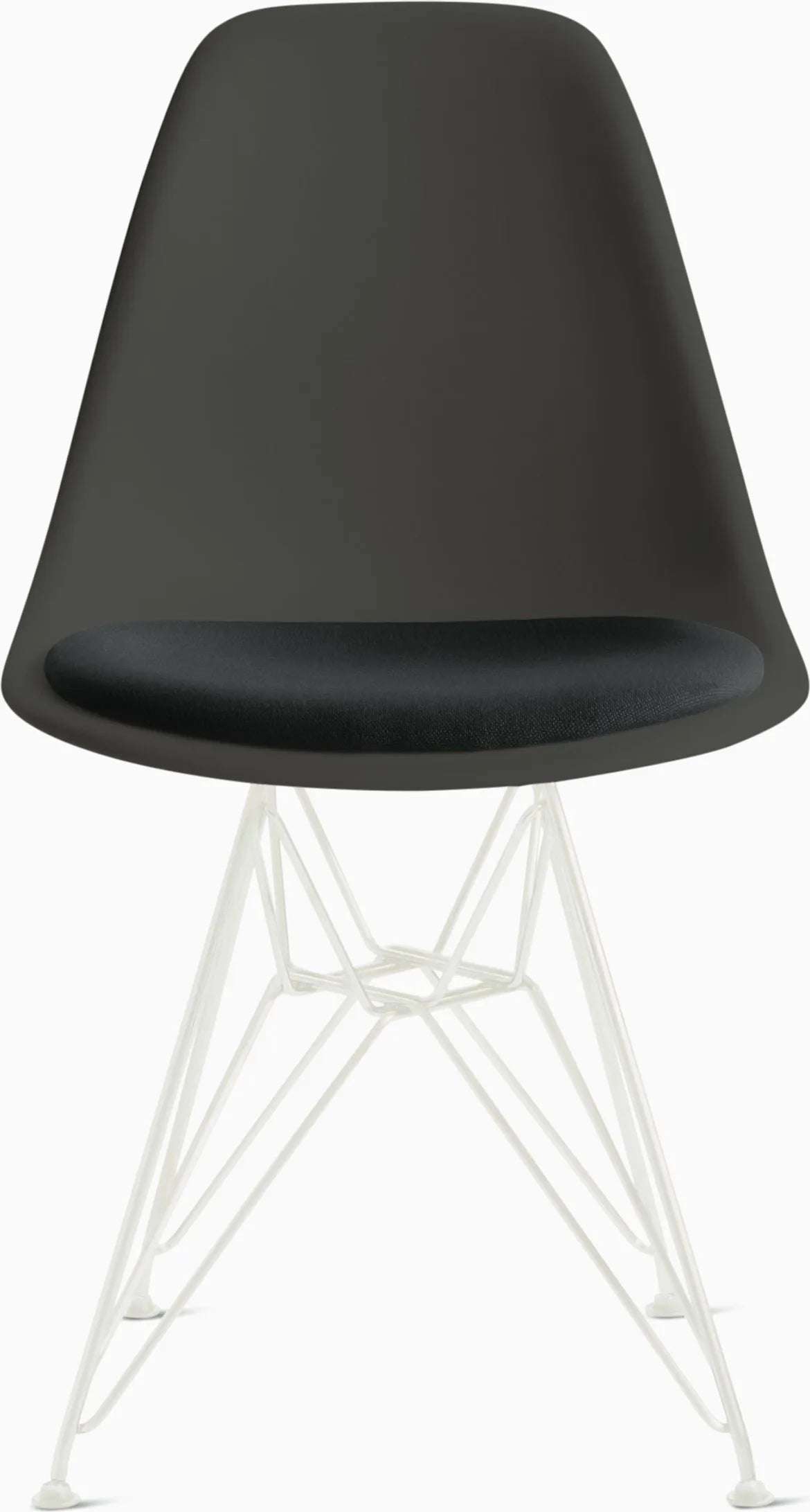Eames Molded Plastic Side Chair with Seat Pad