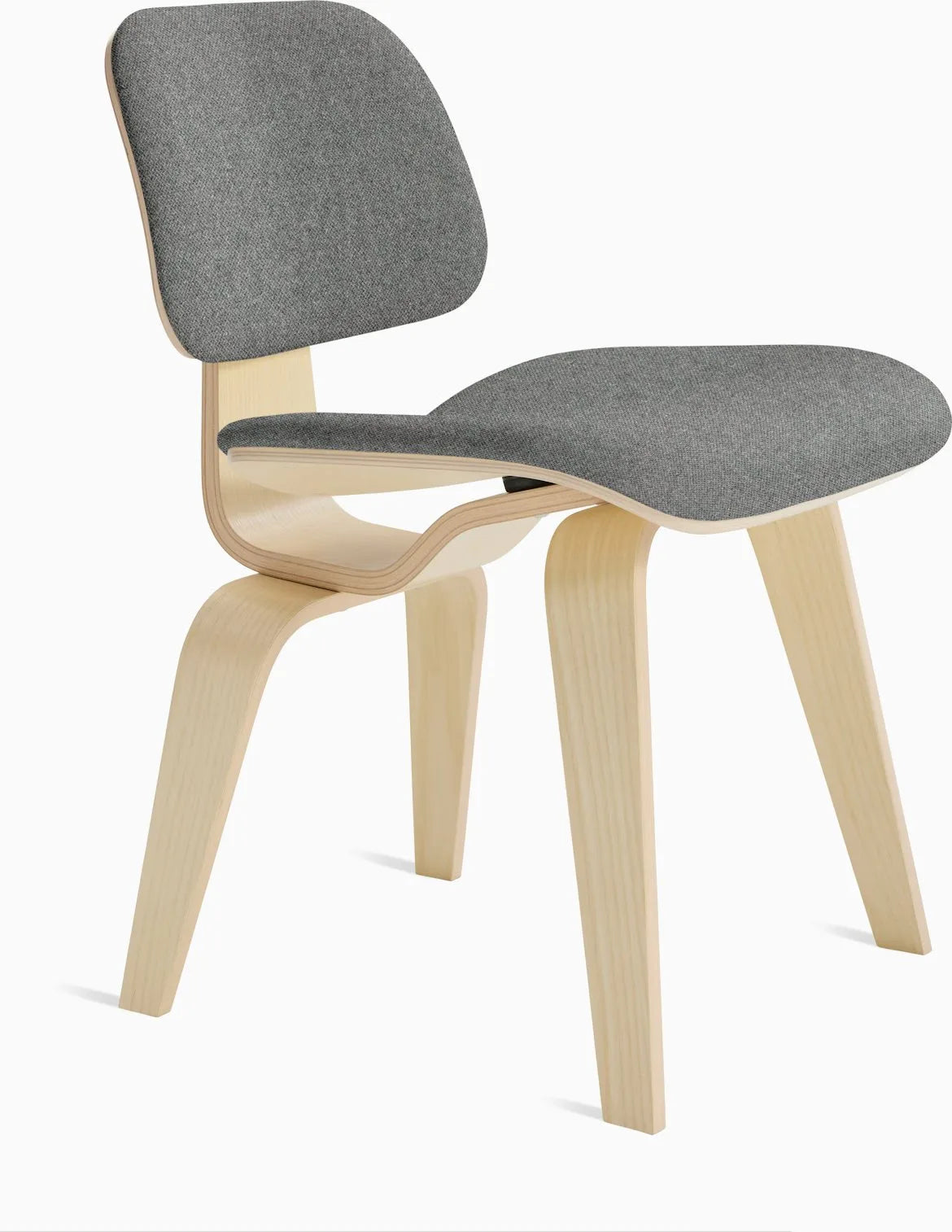 Eames Molded Plywood Dining Chair Wood Base (DCW), Non Upholstered