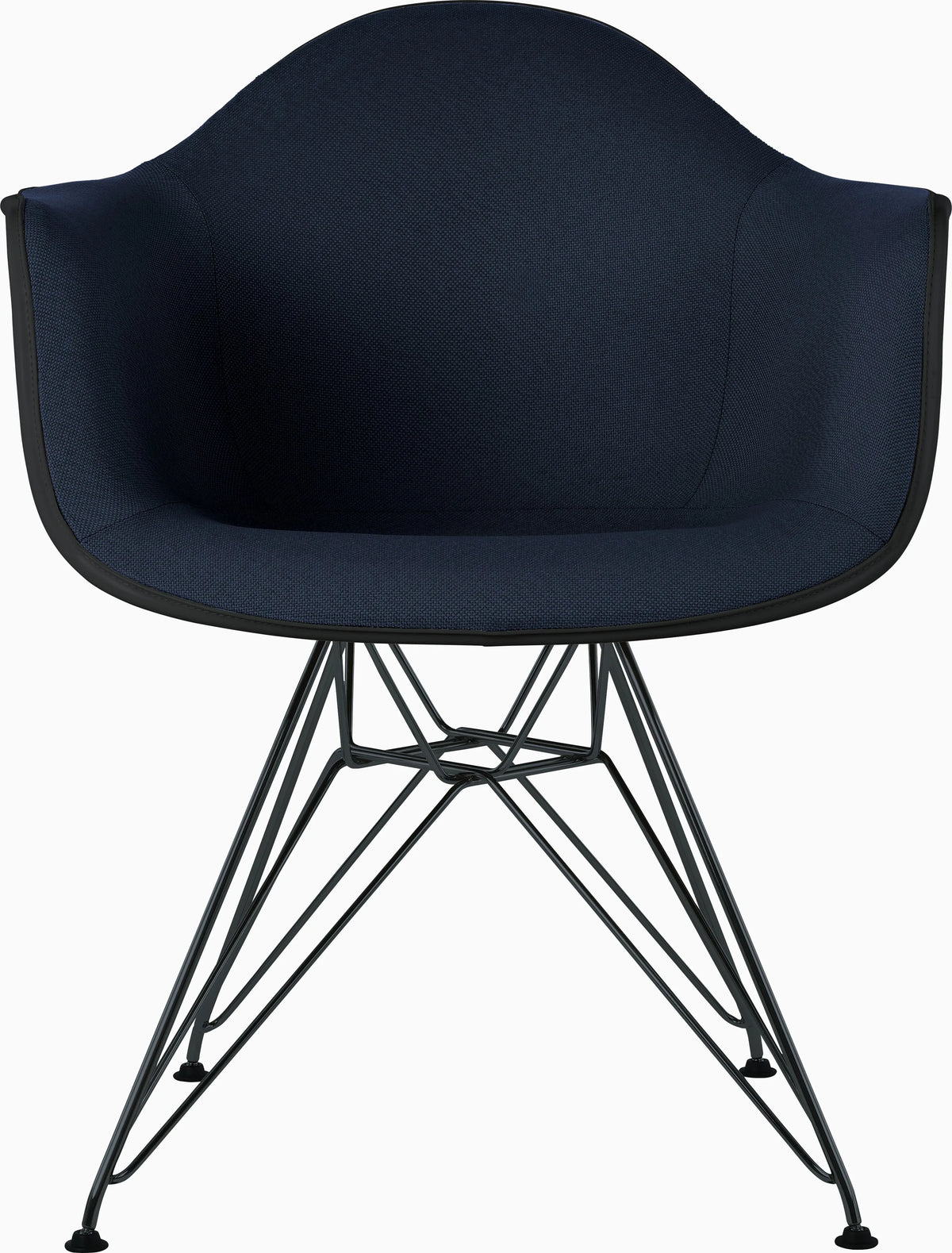 Eames Upholstered Molded Plastic Armchair