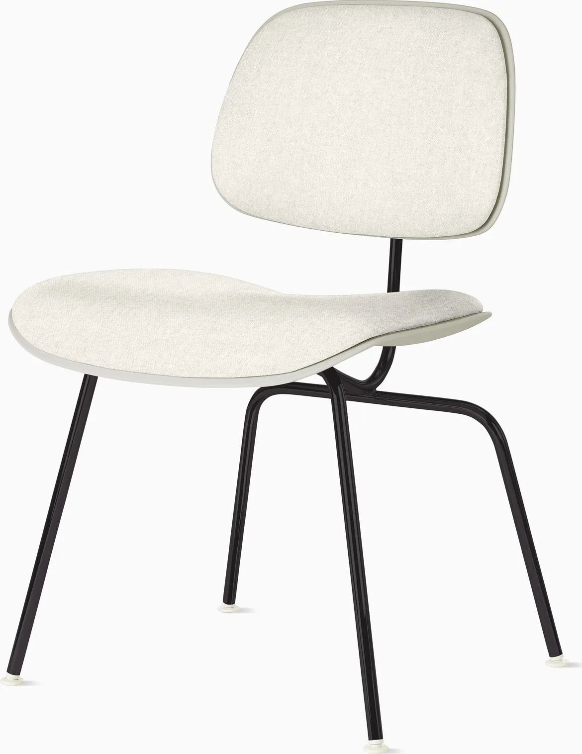 Eames Molded Plastic Dining Chair (EC-127), Upholstered
