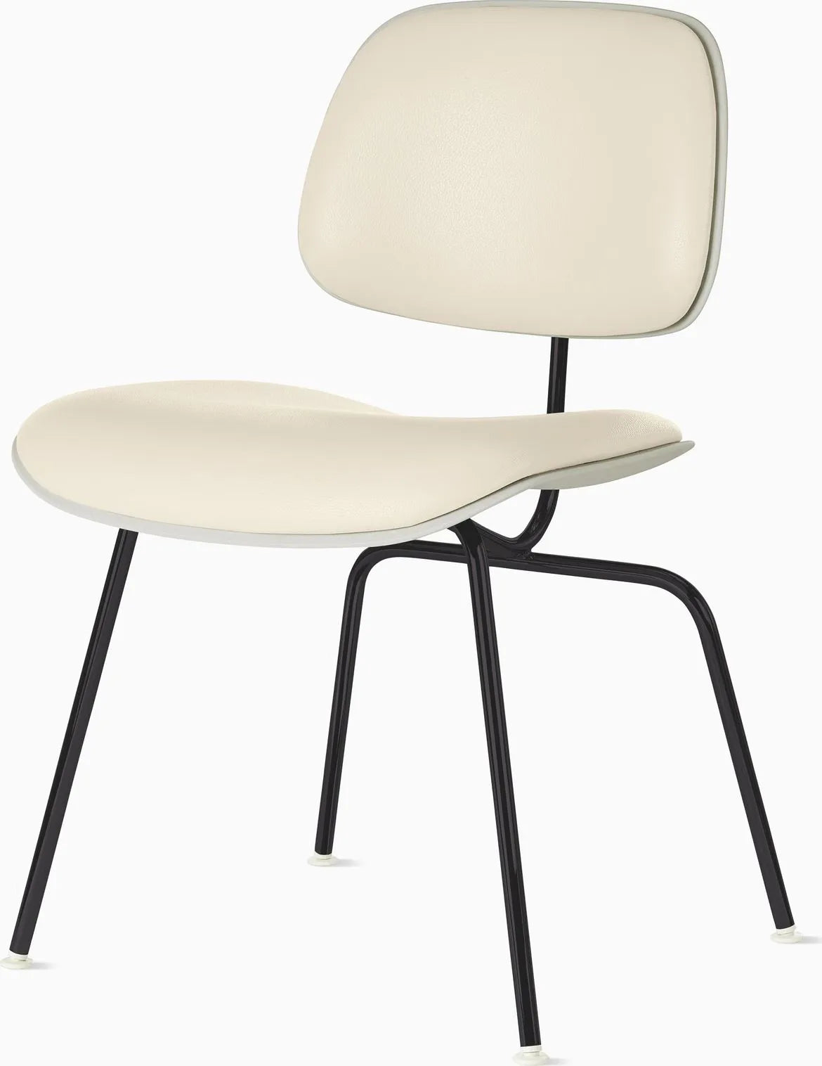 Eames Molded Plastic Dining Chair (EC-127), Upholstered