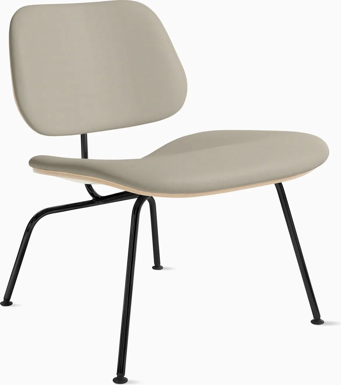 Eames Molded Plywood Lounge Chair Metal Base (LCM), Non Upholstered