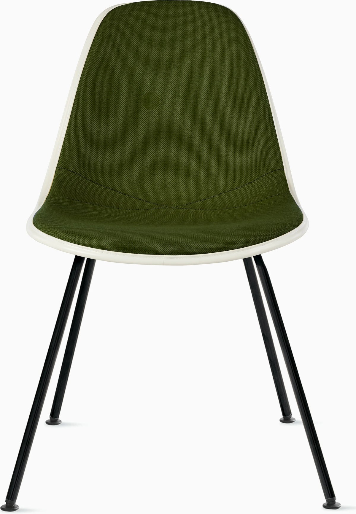 Eames Upholstered Molded Plastic Side Chair