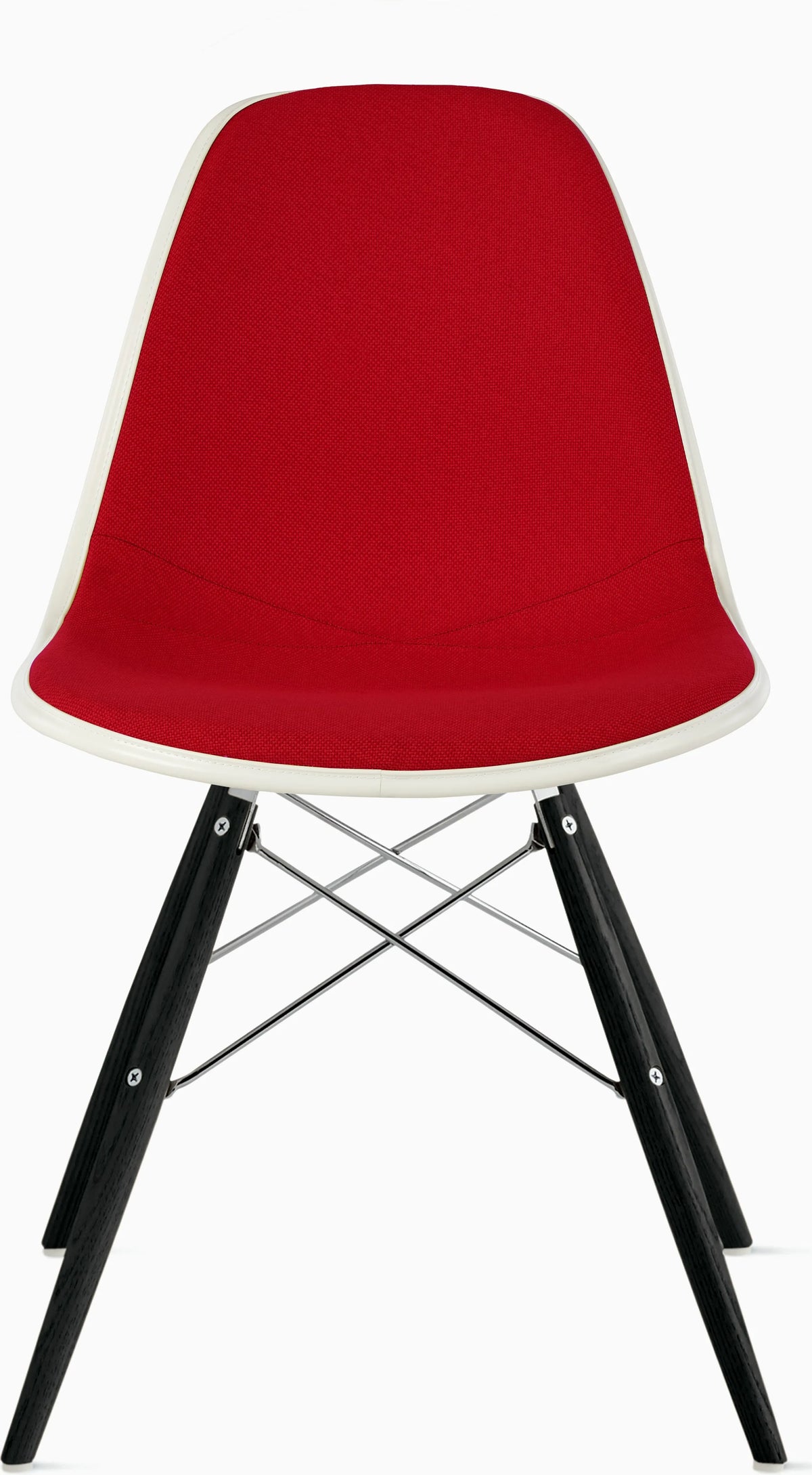 Eames Upholstered Molded Plastic Side Chair