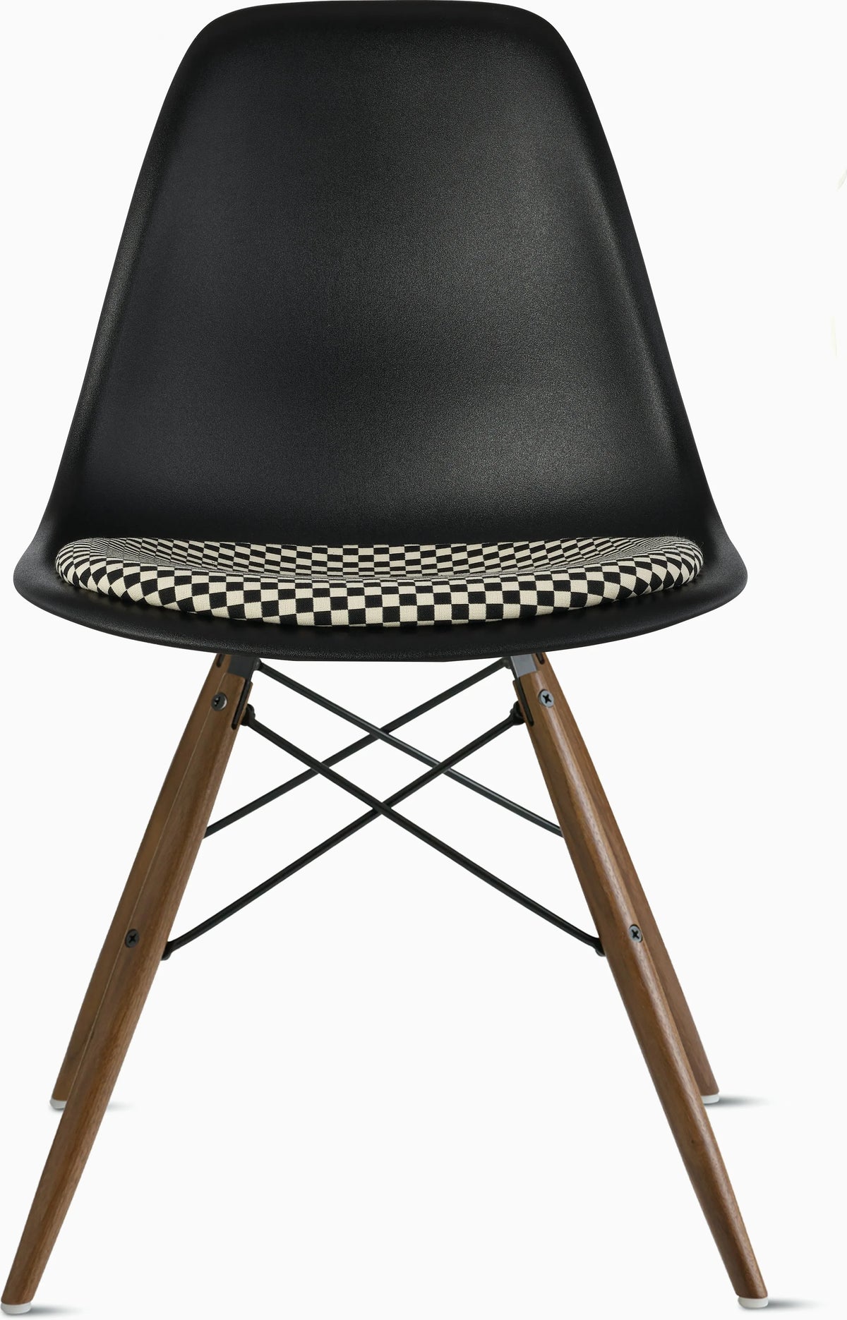 Eames Molded Plastic Side Chair with Seat Pad