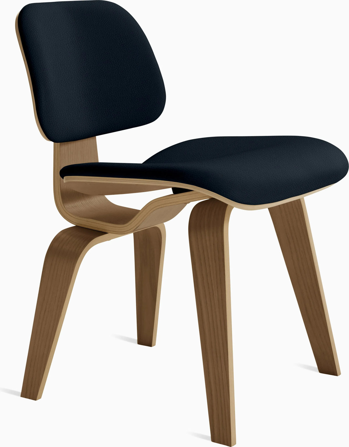 Eames Molded Plywood Dining Chair Wood Base (DCW), Non Upholstered