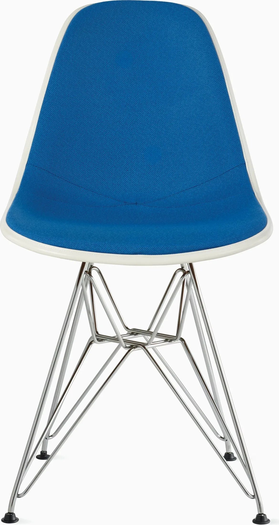 Eames Upholstered Molded Plastic Side Chair