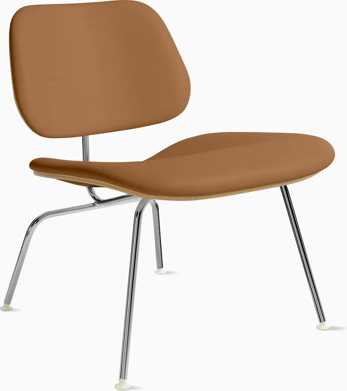 Eames Molded Plywood Lounge Chair Metal Base (LCM), Upholstered