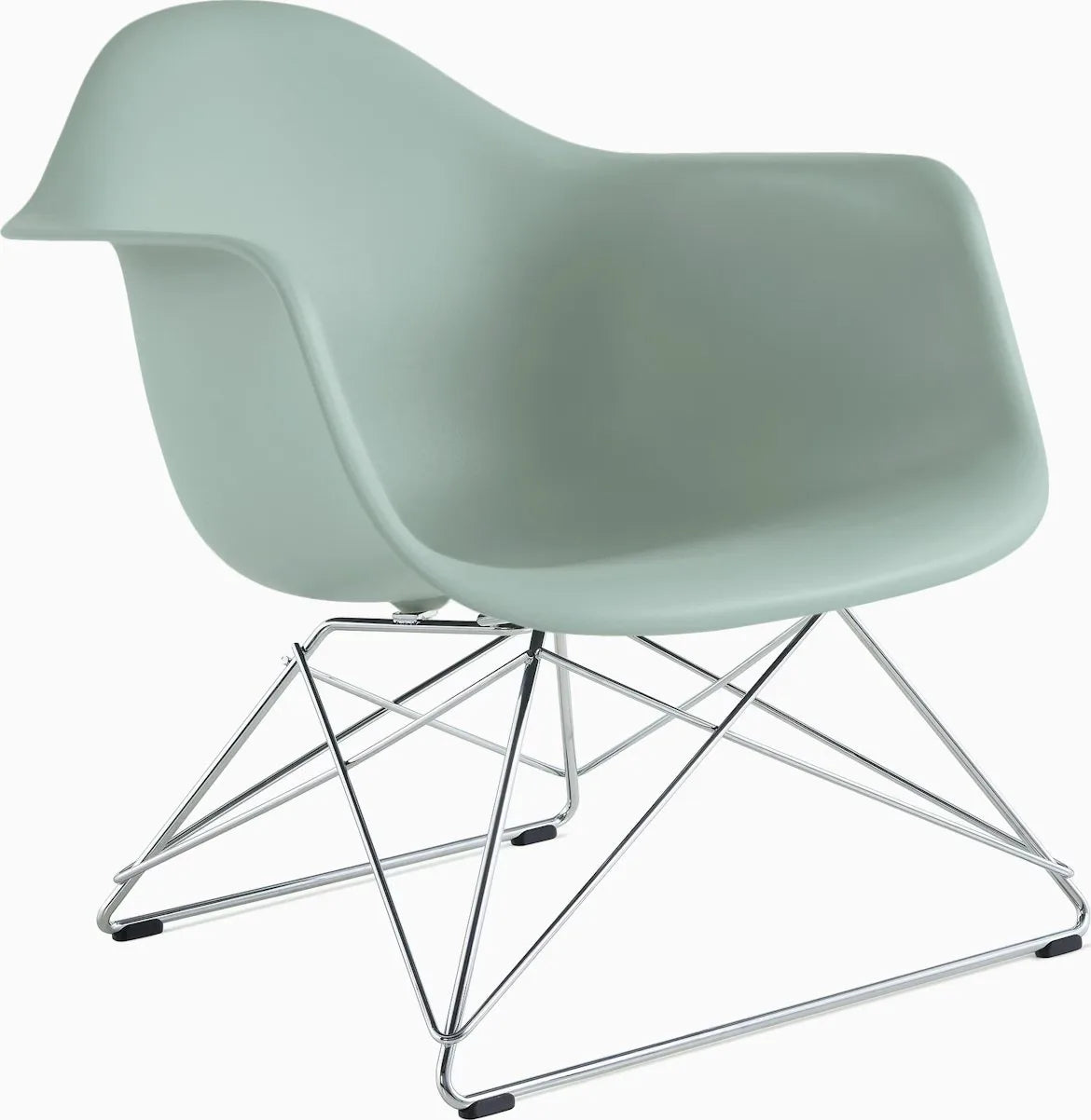 Eames Molded Plastic Low Wire Base Armchair