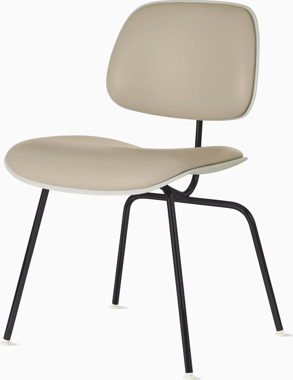 Eames Molded Plastic Dining Chair (EC-127), Upholstered
