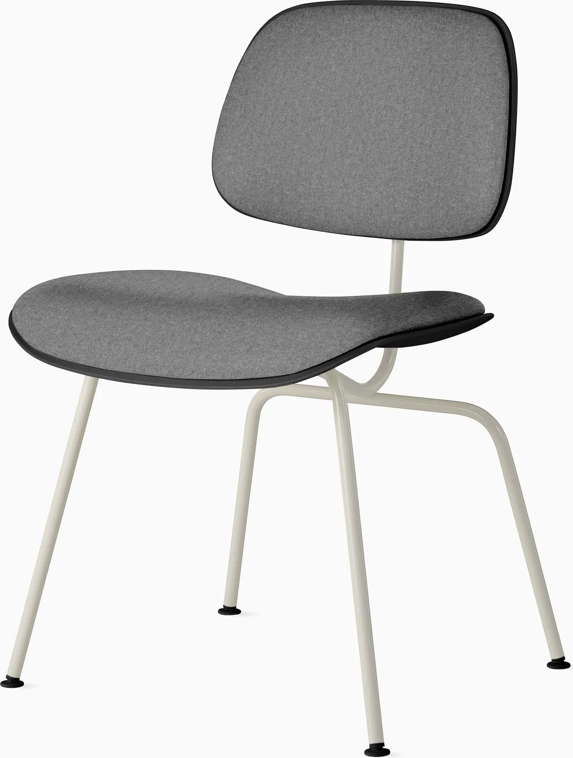 Eames Molded Plastic Dining Chair (EC-127), Upholstered