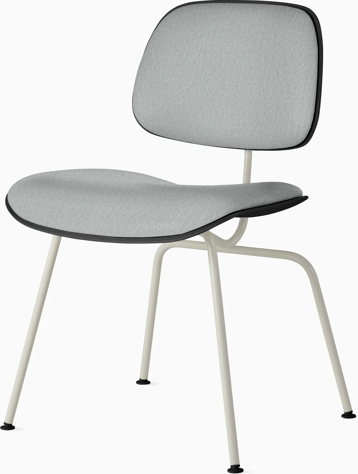 Eames Molded Plastic Dining Chair (EC-127), Upholstered